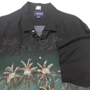 ARTHOUSE Shirt Mens XL Palm Tree Hawaiian Tropical Button Up Beach Vacation